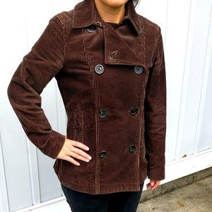 Brown Corduroy Pea Coat Gap Factory Accepting any reasonable offer!
